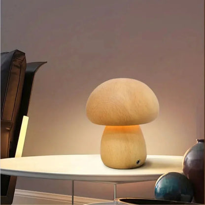 Lampe-de-chevet-bebe-champignon - La Cigogne Orange