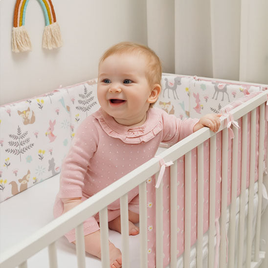 Tour de Lit bébé - La Cigogne Orange