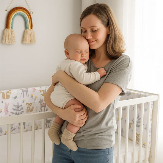 Tour de Lit bébé - La Cigogne Orange