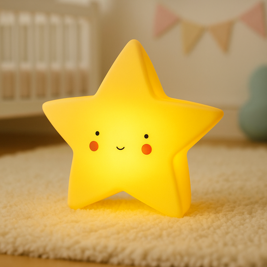 Veilleuse Bébé LumiStar™  - La Cigogne Orange
