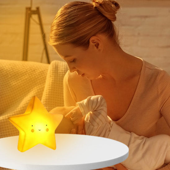 Veilleuse Bébé LumiStar™  - La Cigogne Orange