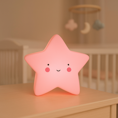 Veilleuse Bébé LumiStar™  - La Cigogne Orange