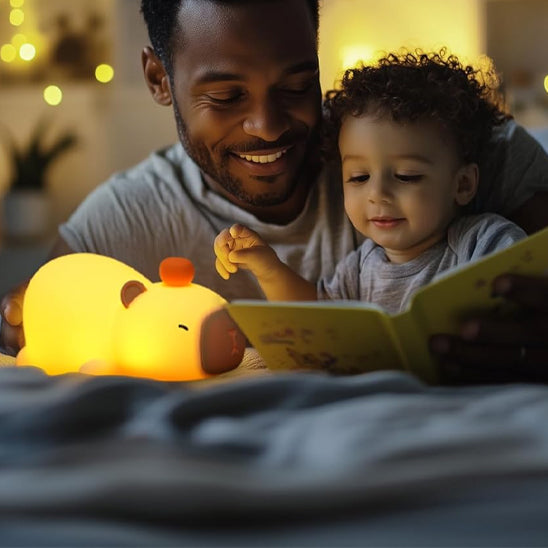 Veilleuse Bébé - Capy™  - La Cigogne Orange