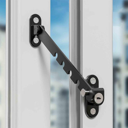 ChildSafetyLockStopper™ - Noir - La Cigogne Orange