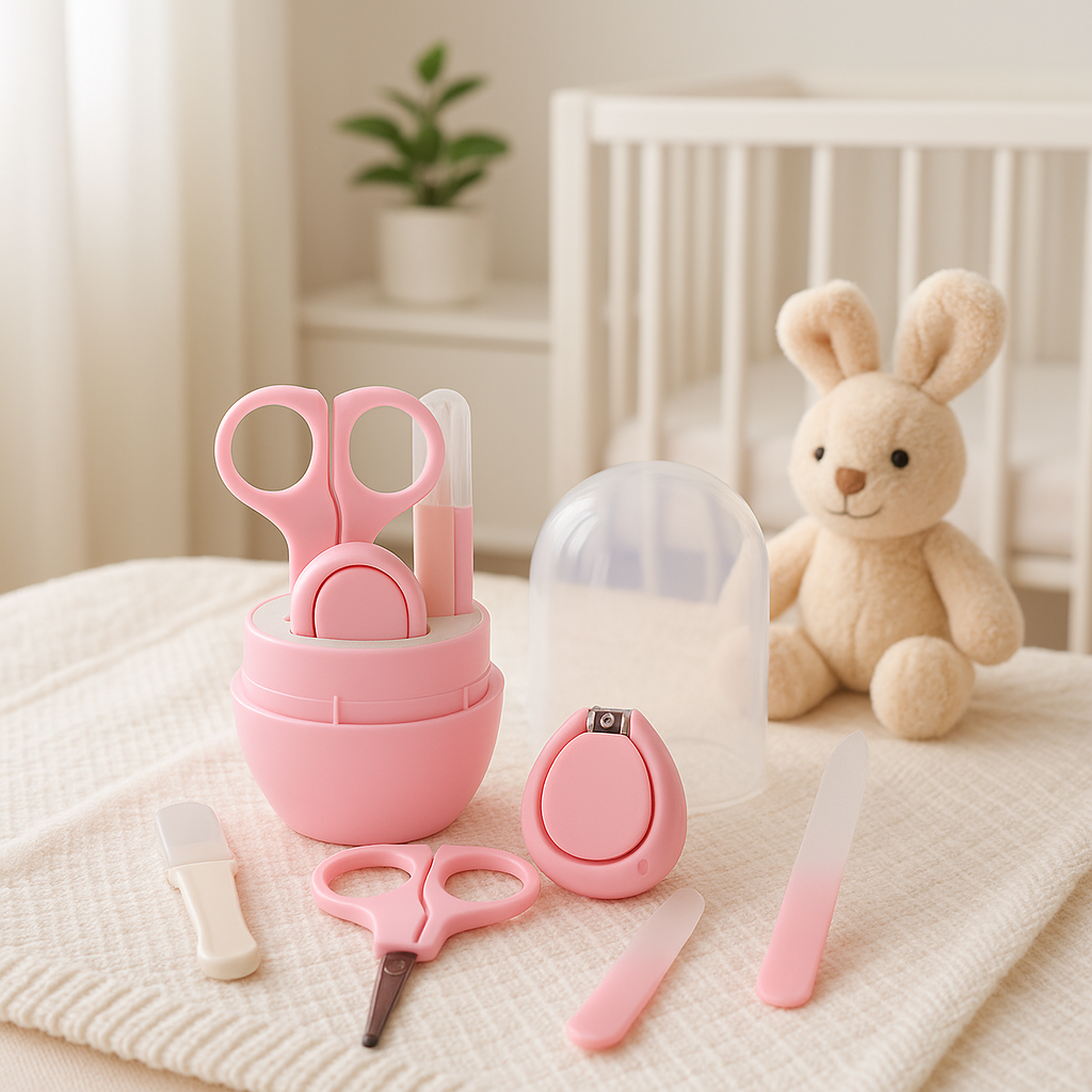 Coupe Ongle bebe kit Manucure - La Cigogne Orange