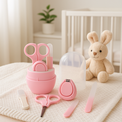 Coupe Ongle bebe kit Manucure - La Cigogne Orange