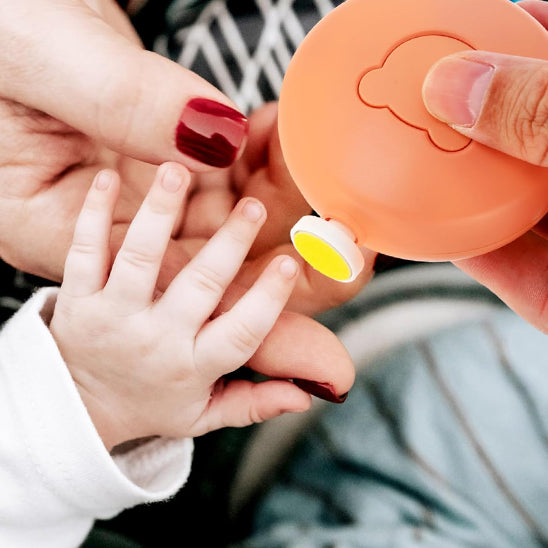 Coupe Ongle Bébé  - Vicloon™ - La Cigogne Orange