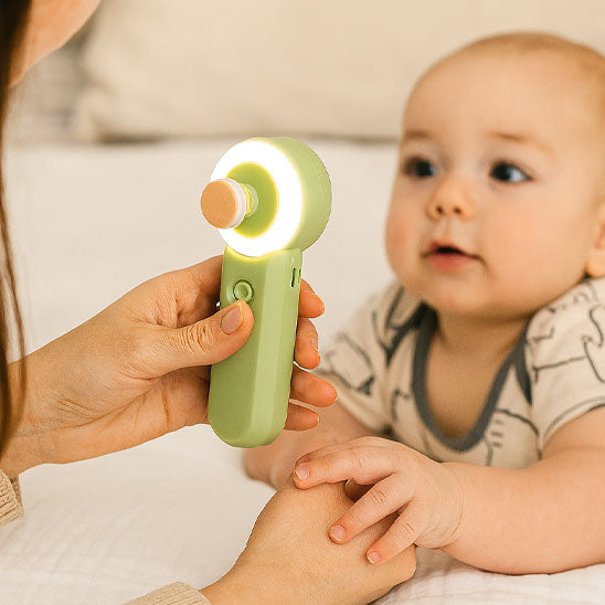 Coupe Ongle Pour Bébé Vert - La Cigogne Orange