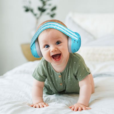 Casque anti bruit bébé | Protection Turquoise 26dB