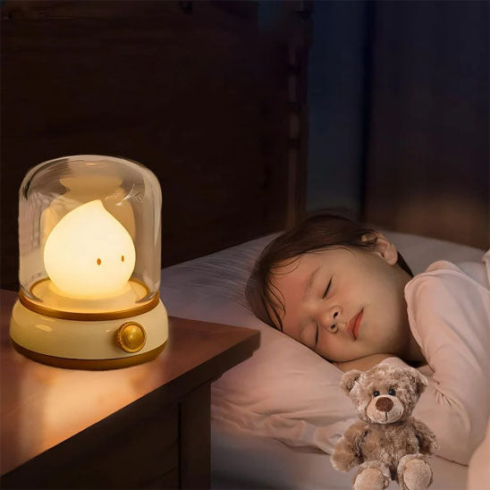 Veilleuse bebe Lumifire™  - La Cigogne Orange