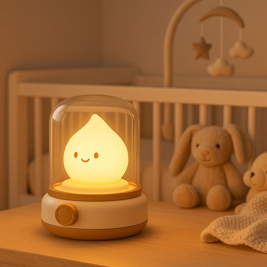 Veilleuse bebe Lumifire™  - La Cigogne Orange
