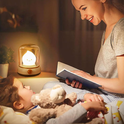 Veilleuse bebe Lumifire™  - La Cigogne Orange
