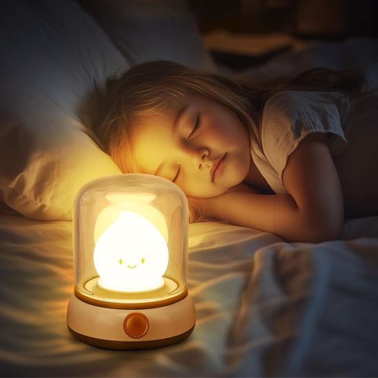 Veilleuse bebe Lumifire™  - La Cigogne Orange