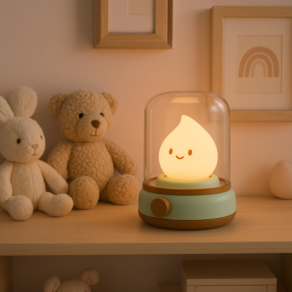 Veilleuse bebe Lumifire™  - La Cigogne Orange